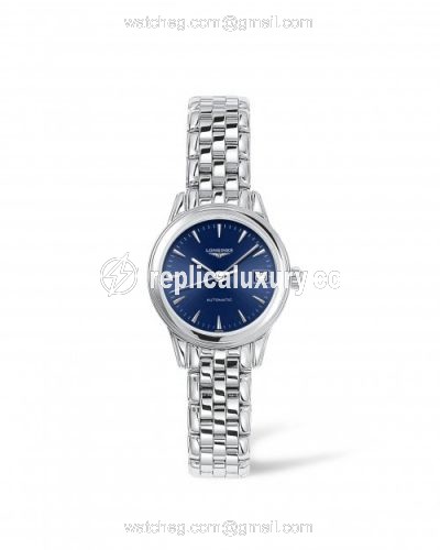 Longines Flagship 26 Automatic Stainless Steel / Blue / Bracelet L4.274.4.92.6