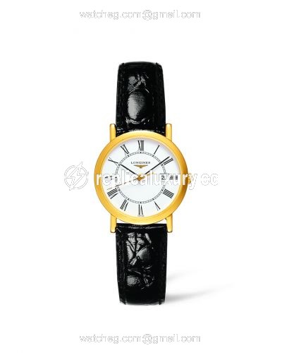 Longines Presence 26.8 Quartz Gold L4.279.6.11.0