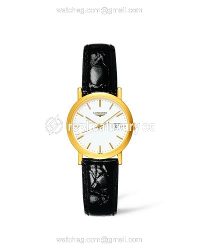 Longines Presence 26.8 Quartz Gold L4.279.6.12.0