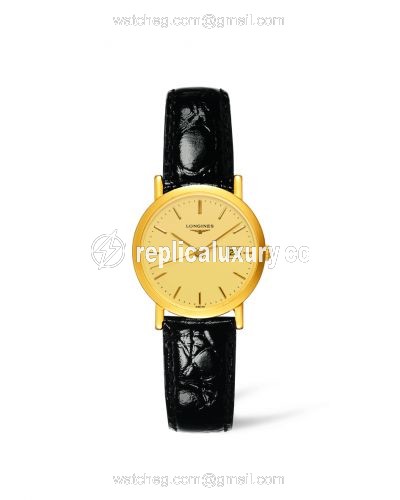 Longines Presence 26.8 Quartz Gold L4.279.6.32.0