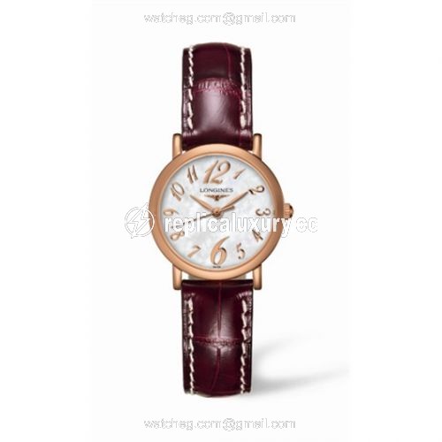 Longines Presence 26.8 Quartz Pink Gold L4.279.8.83.2
