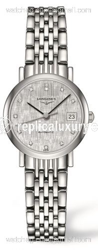 Longines Elegant Collection 25.5 Automatic Stainless Steel / Silver / Bracelet L4.309.4.77.6