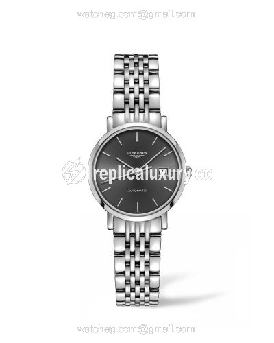 Longines Elegant Collection Automatic 29 Stainless Steel / Grey / Bracelet L4.310.4.72.6