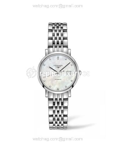 Longines Elegant Collection Automatic 29 Stainless Steel / MOP / Bracelet L4.310.4.87.6