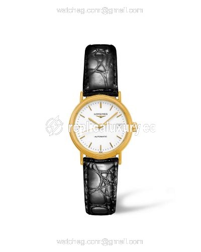 Longines Presence Automatic 25.5mm Stainless Steel / PVD Gold / White L4.321.2.12.2