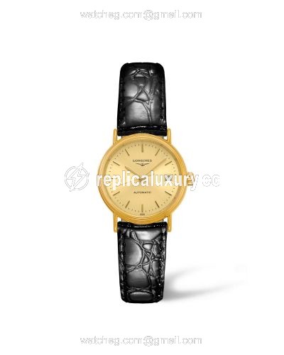 Longines Presence Automatic 25.5mm Stainless Steel / PVD Gold / Champagne L4.321.2.32.2
