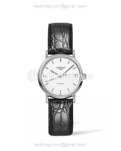 Longines Presence Automatic 30mm Stainless Steel / White L4.322.4.12.2