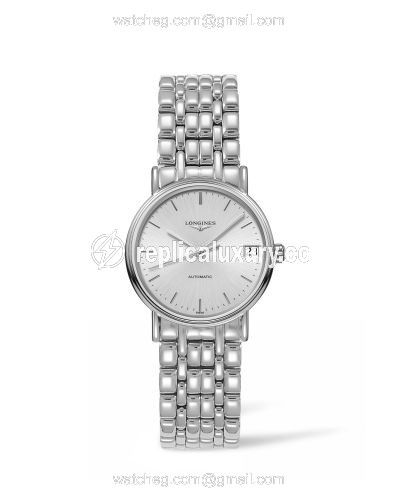 Longines Presence Automatic 30mm Stainless Steel / Silver / Bracelet L4.322.4.72.6