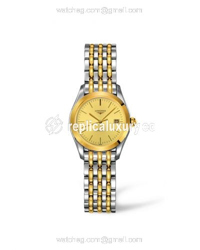 Longines La Grande Classique Automatic 25 Stainless Steel / Yellow Gold PVD / Champagne L4.398.3.32.7