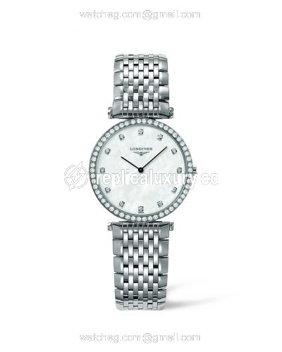 Longines La Grande Classique Quartz 29 Diamond Bezel L4.513.0.87.6
