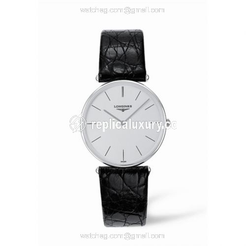 Longines La Grande Classique 33 Quartz White Gold L4.691.6.72.2