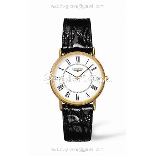 Longines Presence 33 Quartz Yellow Roman L4.720.2.11.2
