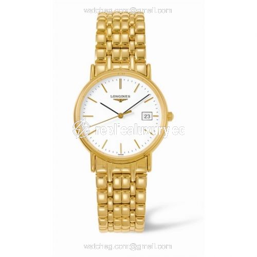 Longines Presence 33 Quartz Yellow L4.720.2.12.8