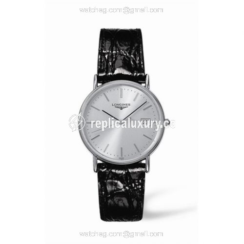 Longines Presence 33 Quartz Stainless Steel Silver L4.720.4.72.2