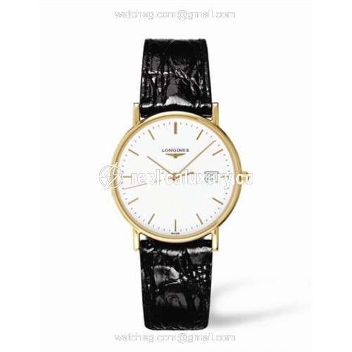 Longines Presence 33.5 Quartz Gold L4.743.6.12.2