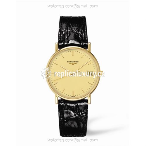 Longines Presence 33.5 Quartz Gold L4.743.6.32.2