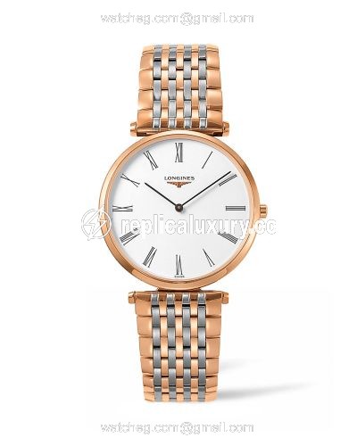 Longines La Grandes Classique Quartz 36 PVD Rose / White Roman L4.755.1.91.7