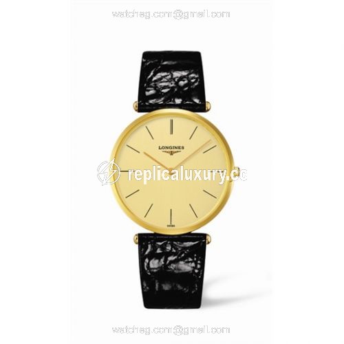 Longines La Grande Classique Quartz 37 Yellow Gold L4.766.6.32.2