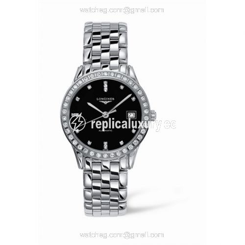 Longines Flagship 35.6 Automatic Diamond L4.774.0.57.6