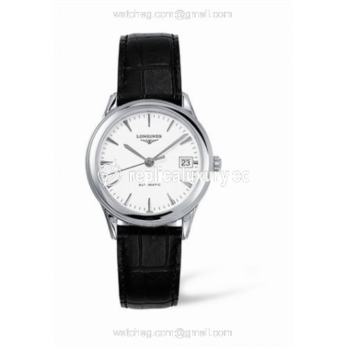 Longines Flagship 35.6 Automatic Stainless Steel White L4.774.4.12.2