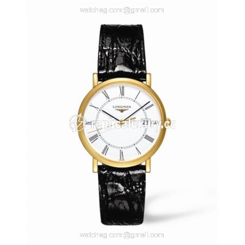 Longines Presence 34 Quartz Gold L4.777.6.11.2