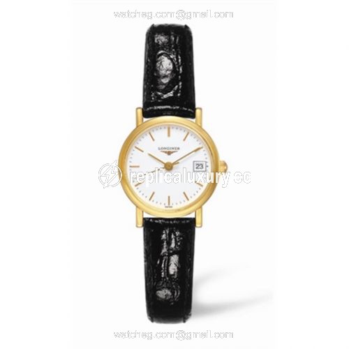 Longines Presence 34 Quartz Gold L4.777.6.12.2