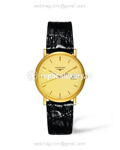 Longines Presence 34 Quartz Gold L4.777.6.32.0