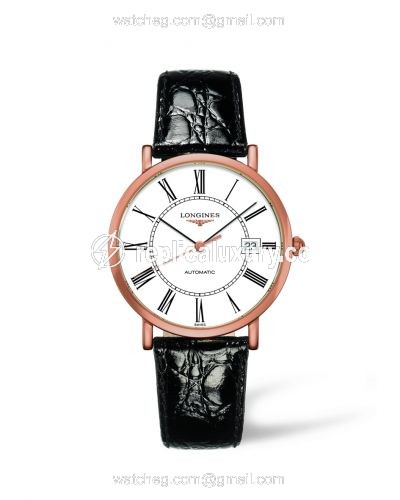 Longines Presence 34.5 Automatic Pink Gold L4.787.8.11.0