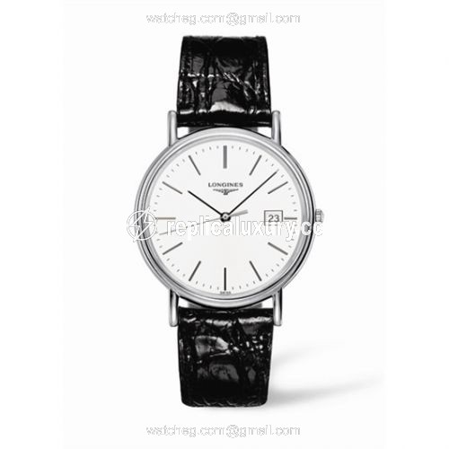 Longines Presence 38.5 Quartz Stainless Steel Stick L4.790.4.12.2