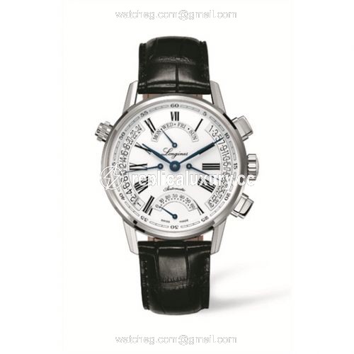 Longines Heritage Retrograde White L4.797.4.71.2