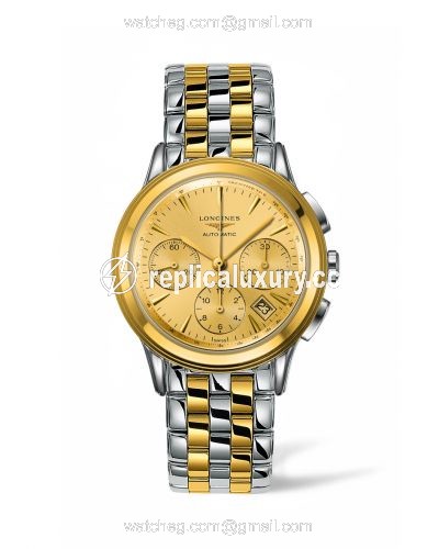 Longines Flagship Chronograph Two Tone L4.803.3.32.7