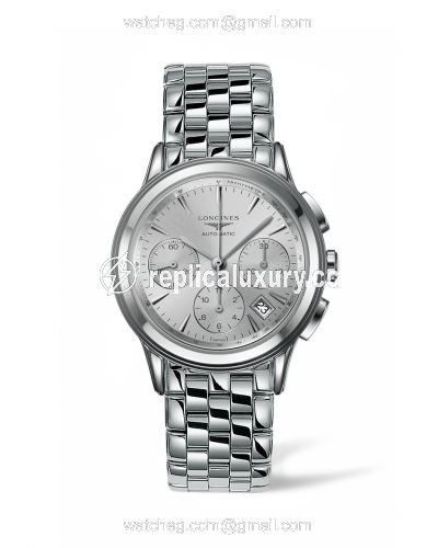 Longines Flagship Chronograph Silver L4.803.4.72.6