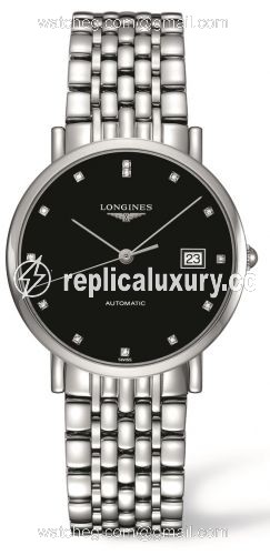 Longines Elegant Collection Automatic 37 Stainless Steel / Black / Bracelet L4.810.4.57.6