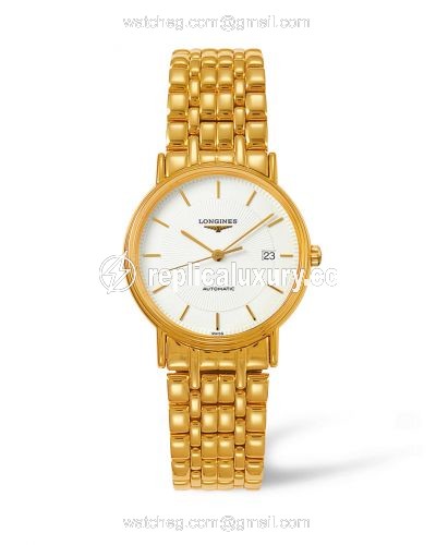 Longines Presence 34.5 Automatic Yellow L4.821.2.18.8