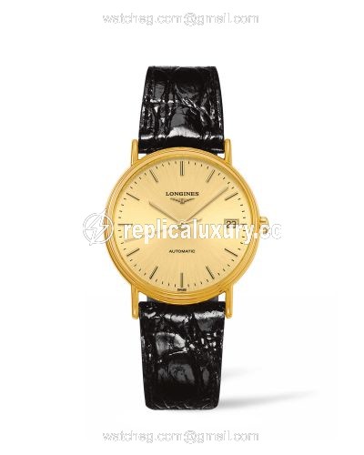 Longines Presence Automatic 34.5mm Stainless Steel / PVD Gold / Champagne L4.821.2.32.2