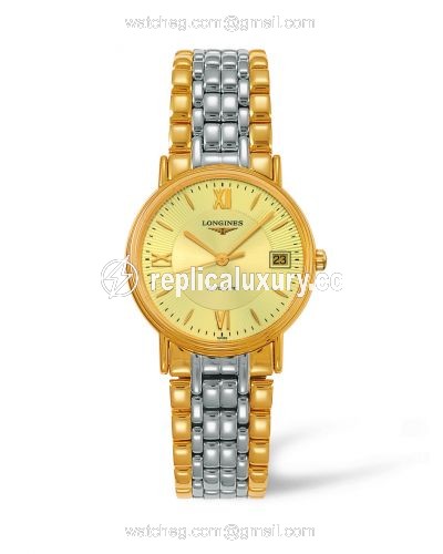 Longines Presence 34.5 Automatic Yellow L4.821.2.45.7