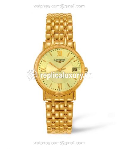 Longines Presence 34.5 Automatic Yellow L4.821.2.45.8