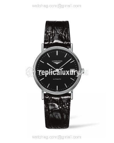 Longines Presence Automatic 34.5mm Stainless Steel / Black L4.821.4.52.2