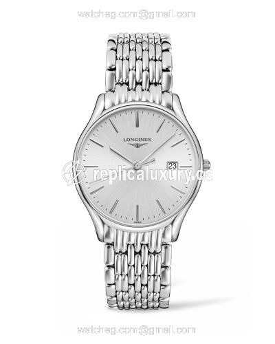 Longines Lyre Quartz 38.5mm Silver / Bracelet L4.859.4.72.6