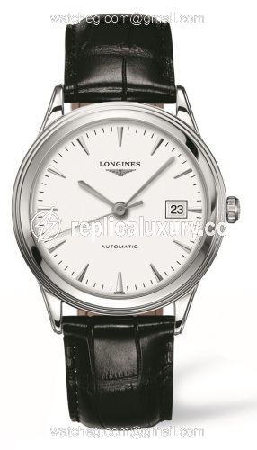 Longines Flagship 38.5 White L4.874.4.12.2