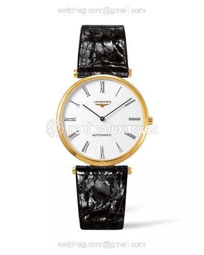Longines La Grande Classique Automatic 36 Gold / White Roman L4.908.2.11.2