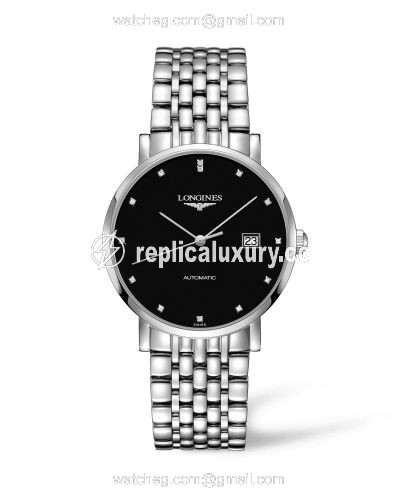 Longines Elegant Collection Automatic 39 Stainless Steel / Black / Bracelet L4.910.4.57.6