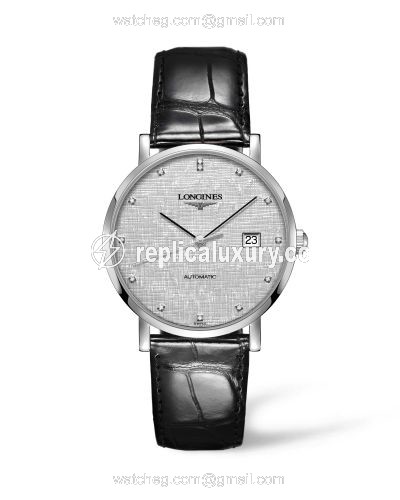 Longines Elegant Collection Automatic 39 Stainless Steel / Silver / Strap L4.910.4.77.2