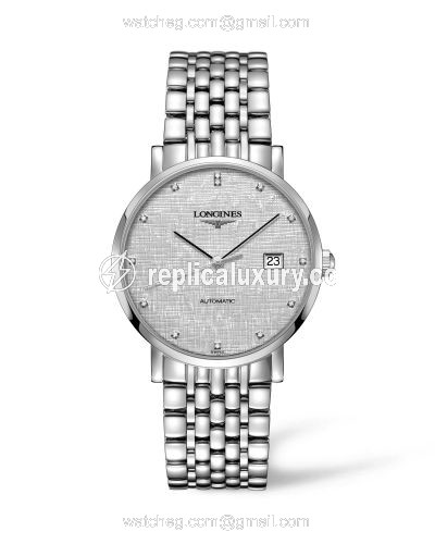Longines Elegant Collection Automatic 39 Stainless Steel / Silver/ Bracelet L4.910.4.77.6