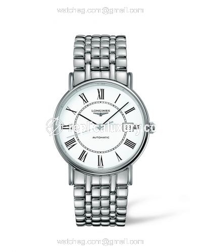 Longines Presence 38.5 Automatic Stainless Steel / White / Bracelet L4.921.4.11.6