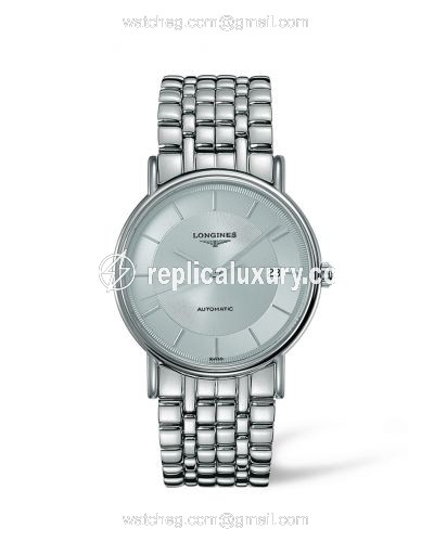 Longines Presence 38.5 Automatic Stainless Steel / Silver / Bracelet L4.921.4.78.6