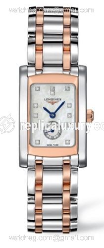 Longines DolceVita 20 Quartz Two Tone Pink L5.155.5.88.7