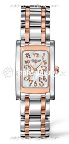 Longines DolceVita 20 Quartz Two Tone Pink L5.155.5.97.7