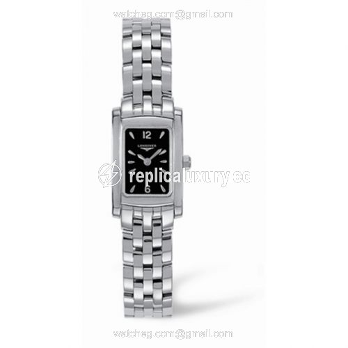 Longines DolceVita 16 Quartz Stainless Steel Black L5.158.4.76.6
