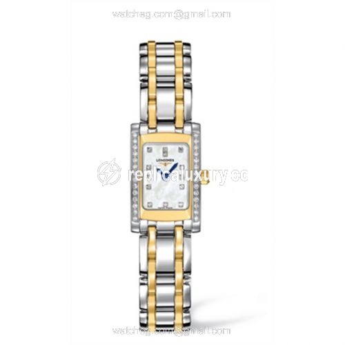 Longines DolceVita 16 Quartz Two Tone Diamond L5.158.5.09.7
